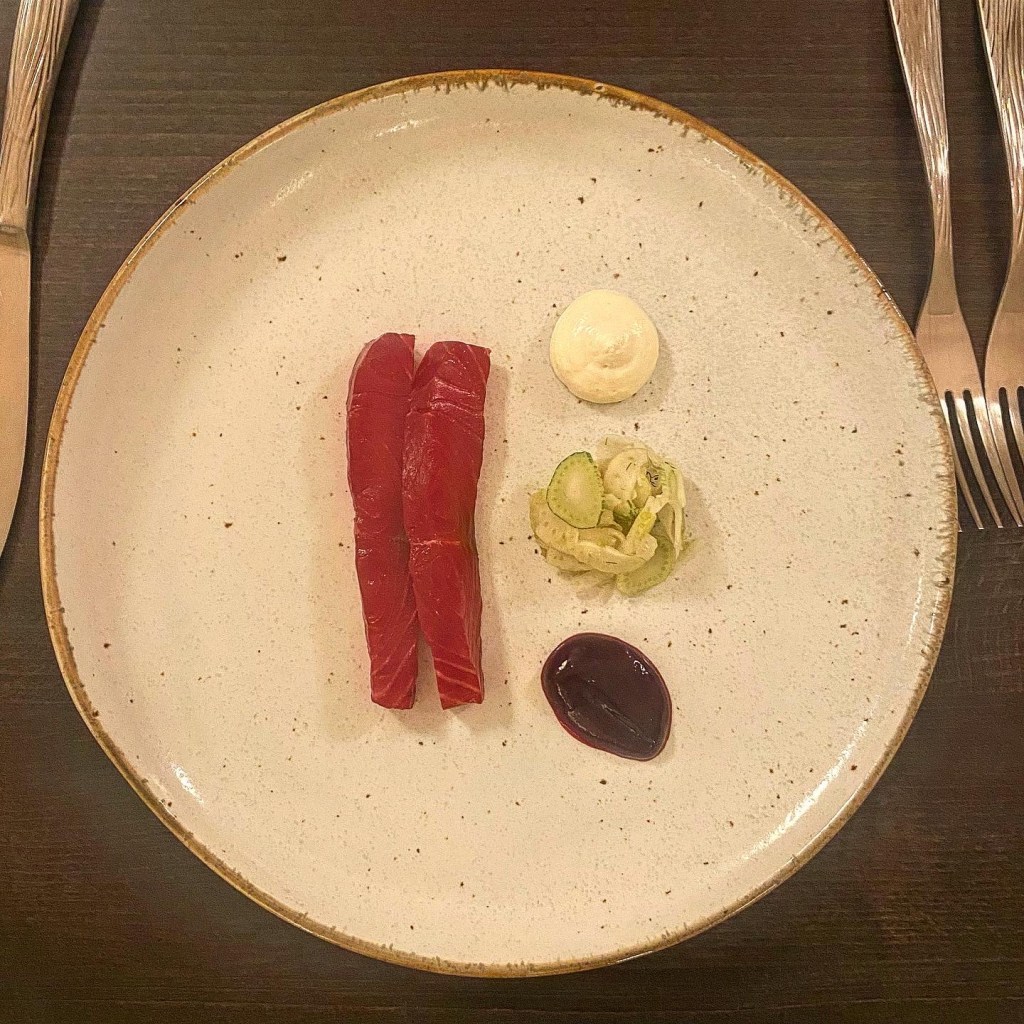 A photo showing the Salmon starter